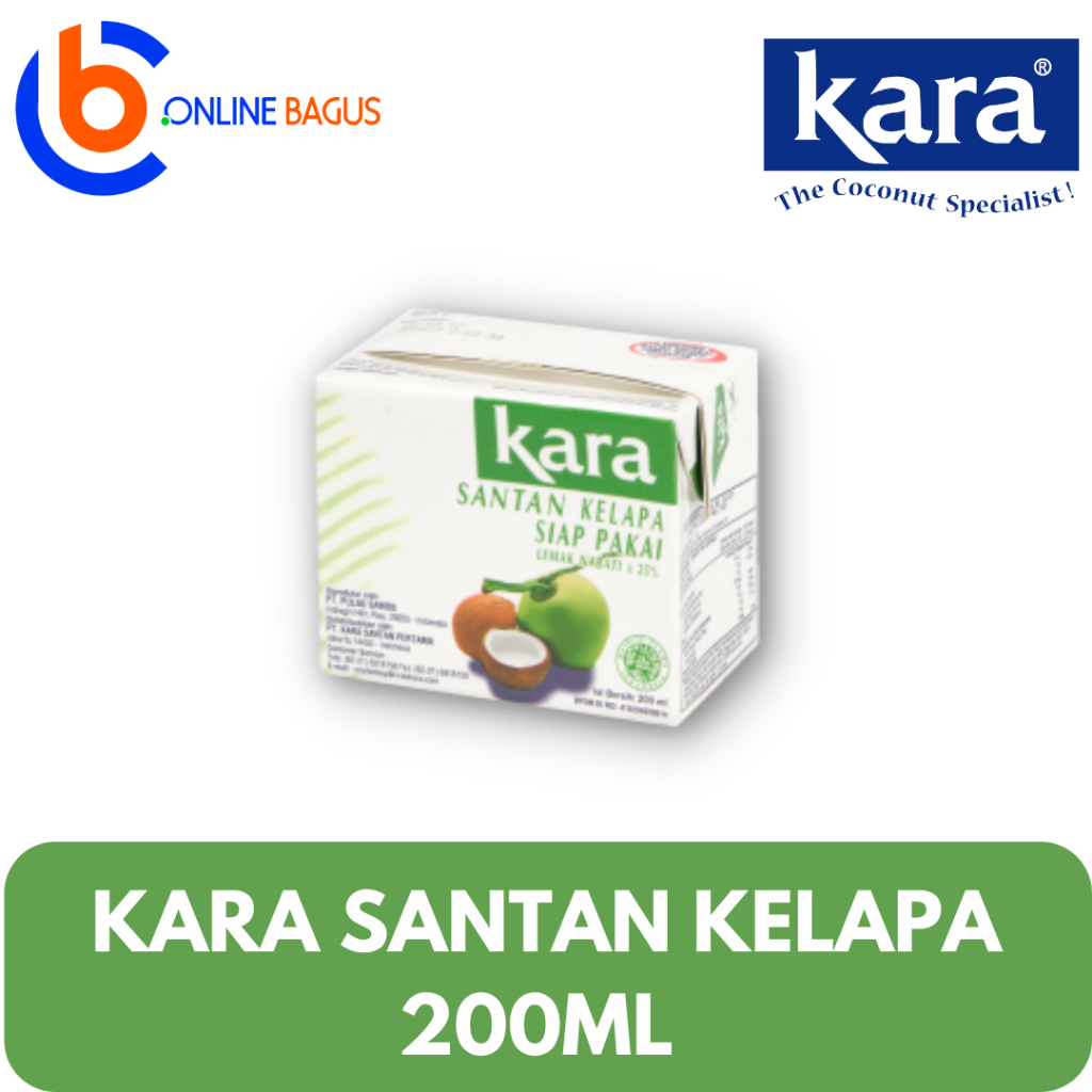 

Kara Santan Kelapa Siap Pakai 200 ML