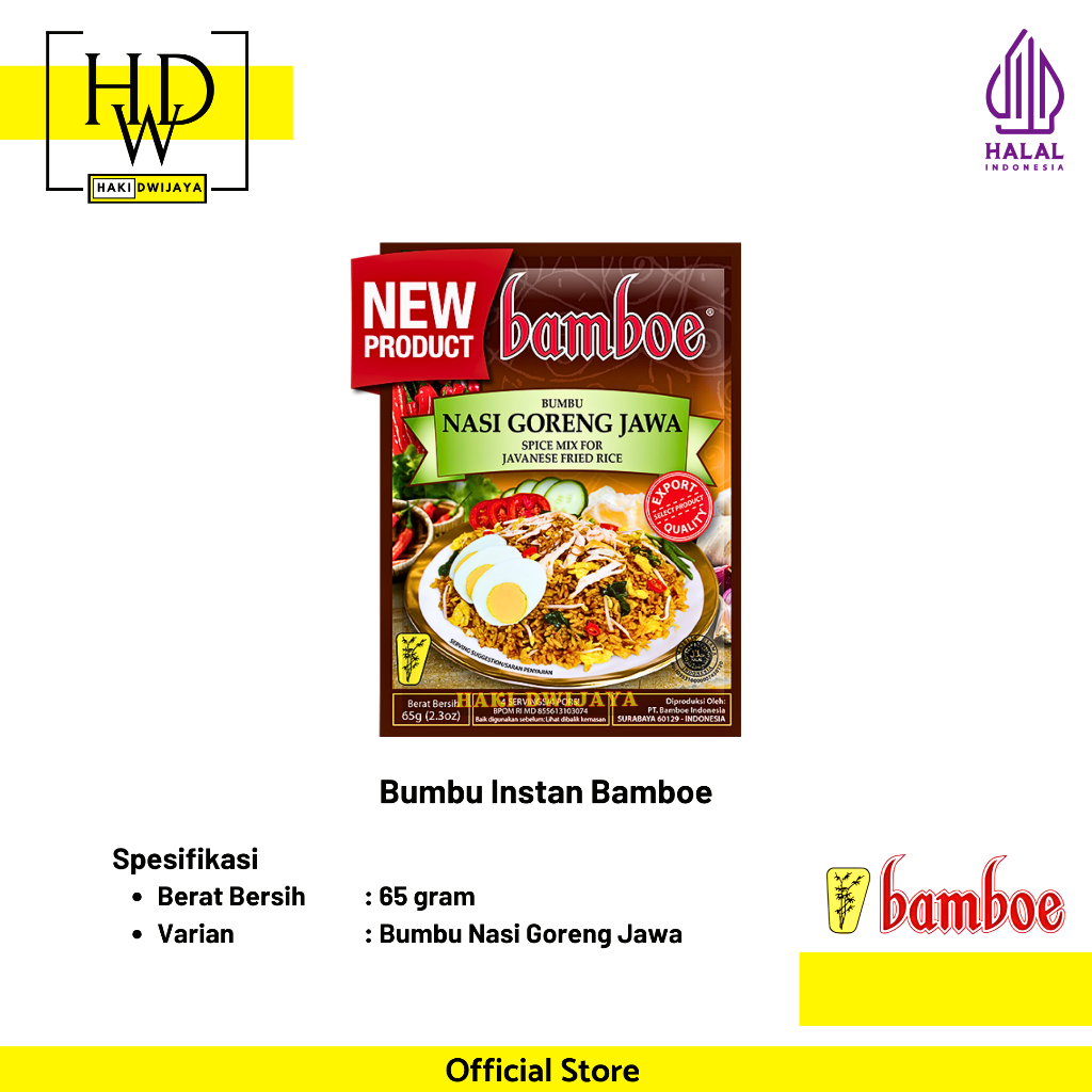 

Bamboe Bumbu Masak Instan Masakan Nusantara - Bumbu Nasi Goreng Jawa