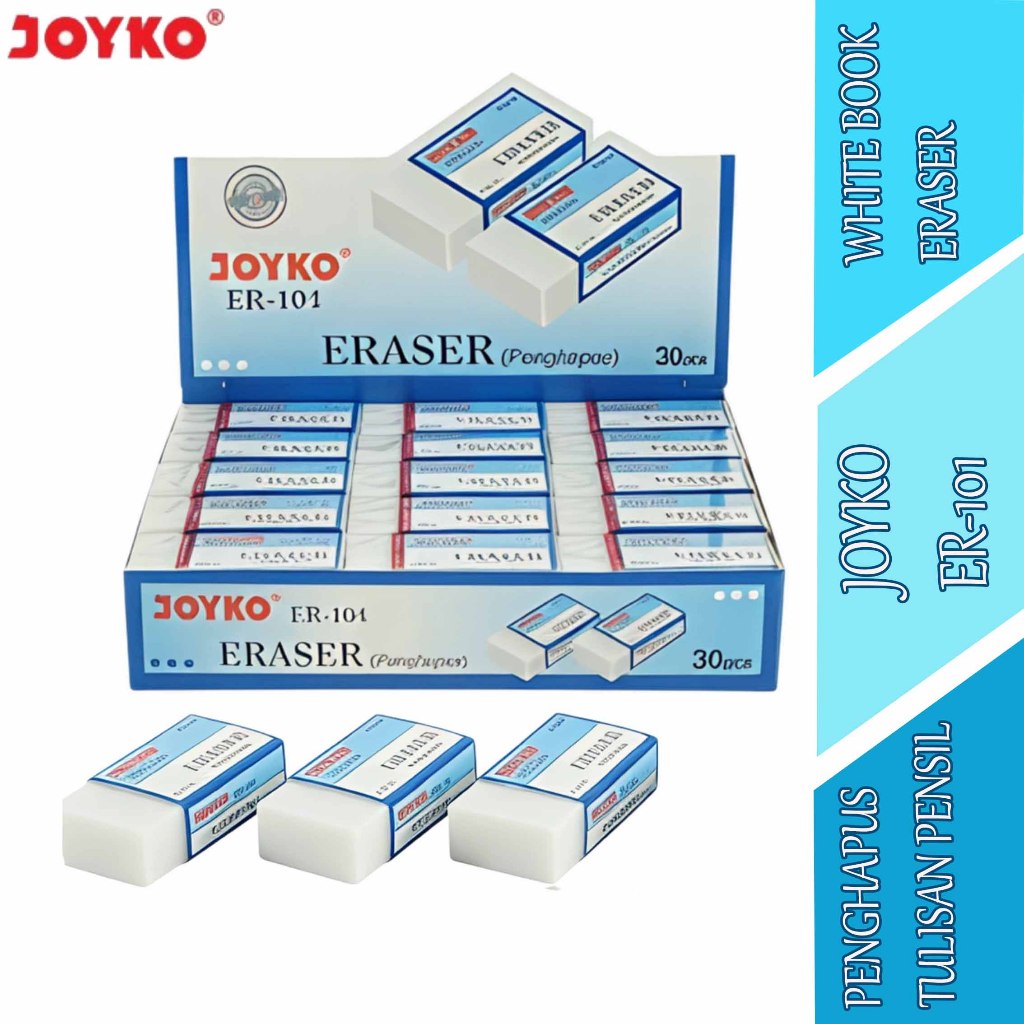 

White Book Eraser - Joyko ER-104 - Penghapus Tulisan Pensil - 1pcs