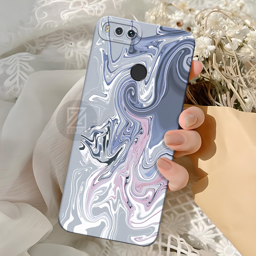 Softcase Hp XIAOMI MI A1 2017 Fashion Case Abstrak Case XIAOMI MI A1 2017 Silikon Tpu Pro Camera Kes