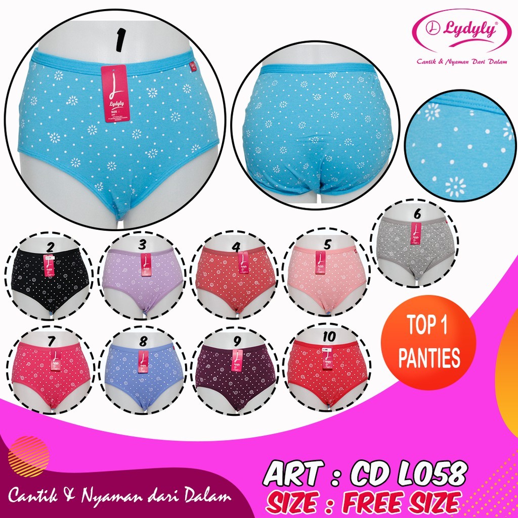 Celana Dalam Wanita Motif Polkadot CD L058 LIDILY
