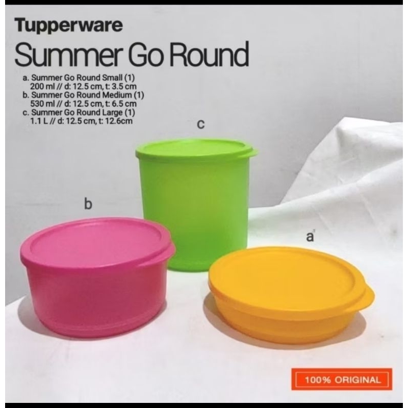 Summer Go Round Tupperware Ori