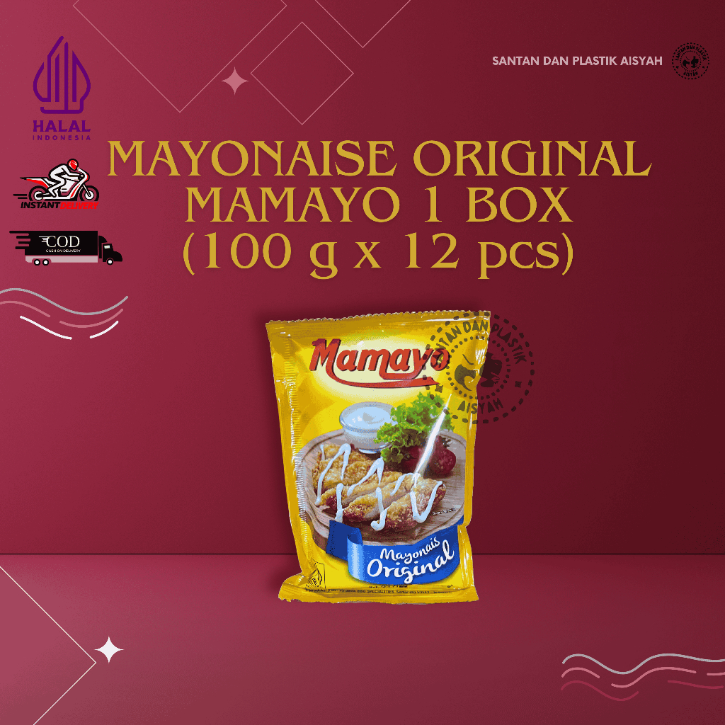 

MAYONAISE ORIGINAL MAMAYO 1 BOX (100 g x 12 pcs)