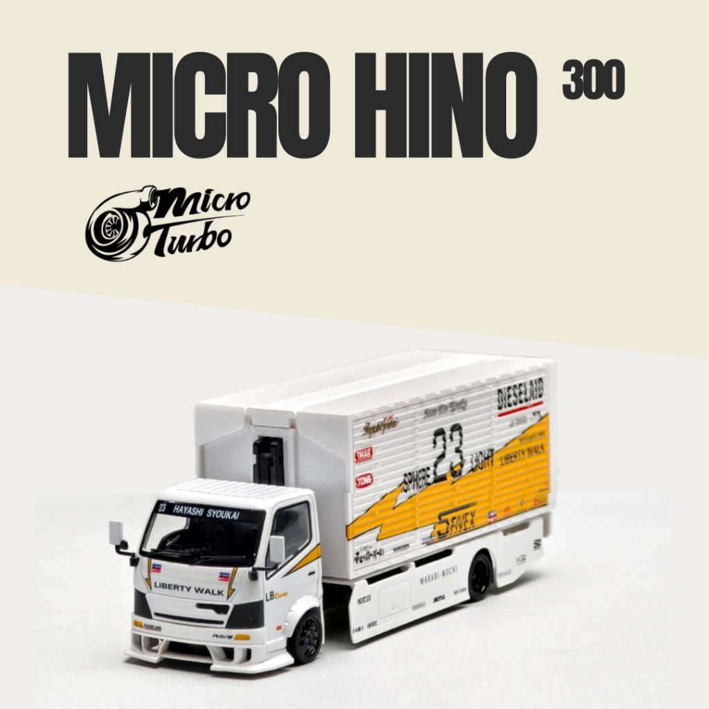 Diecast Micro Turbo Custom Tow Truck Ait Towing Scale 64 Lbwk Lb Racing Mini Gt Time Micro Hino 300