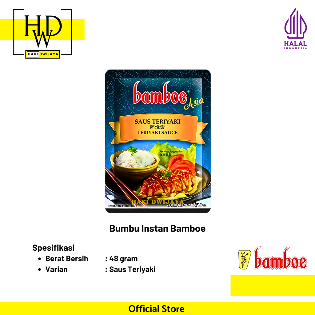 Bamboe Bumbu Masak Instan Masakan Nusantara - Bumbu Teriyaki
