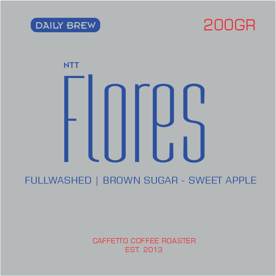 

Biji Kopi Bubuk Arabika Flores NTT Fullwash brownsugar floral Arabica Coffee Beans Single Origin Espresso Manual Brew kopi specialty 200gr