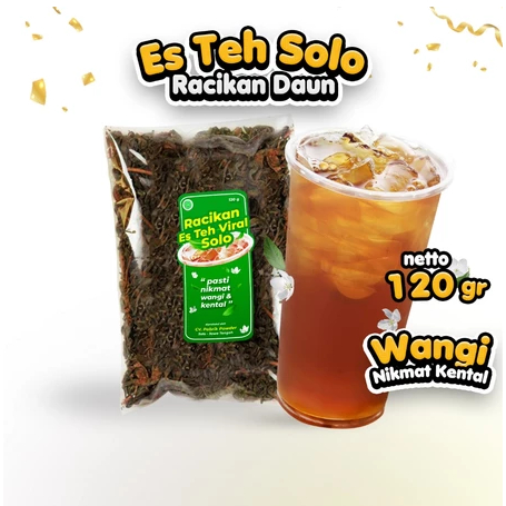 

Racikan Teh Asli Solo, Wangi Sepet Legi Kentel 160 gram