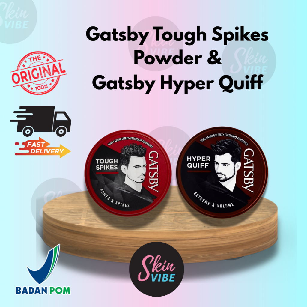 [skinvibe] Gatsby Tough Spikes Powder & Spikes | Gatsby Hyper Quiff Extreme & Volume - 75gr