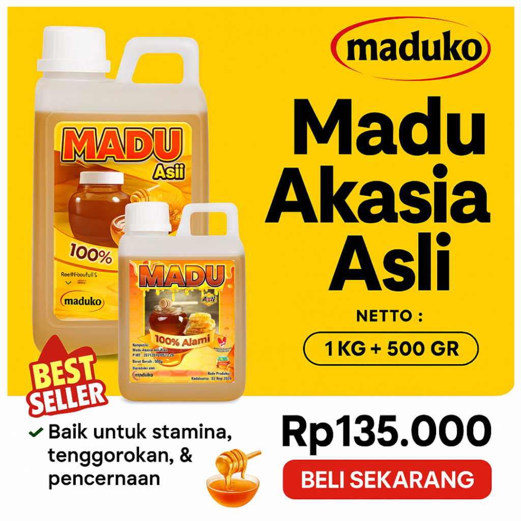 

Madu Hitam Sarang Asli 100% Murni Solusi Ampuh untuk Lambung