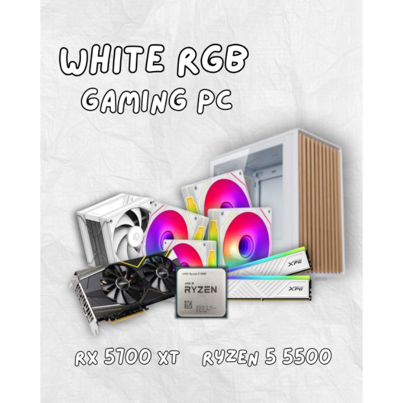 Radeon RX 5700XT | Ryzen 5 5500 | Pre-Built PC
