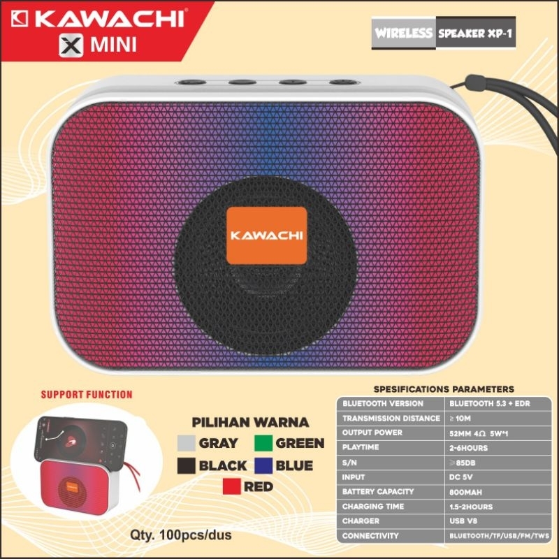 [ COD ] Bluetooth Speaker Mini / Wirelees Speaker Mini Murah / Speaker Kawachi Bass Bluetooth / Mini