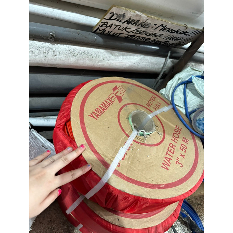 50 meter 100 meter Selang 3" Sunny Hose 3" inch selang terpal 3" 3 Bar Selang Buang Irigasi Alkon Ya