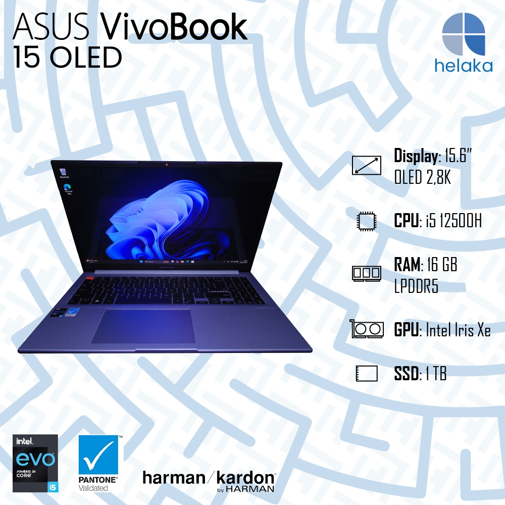 ASUS VivoBook 15 OLED | i5 12500H | Phantom Silver