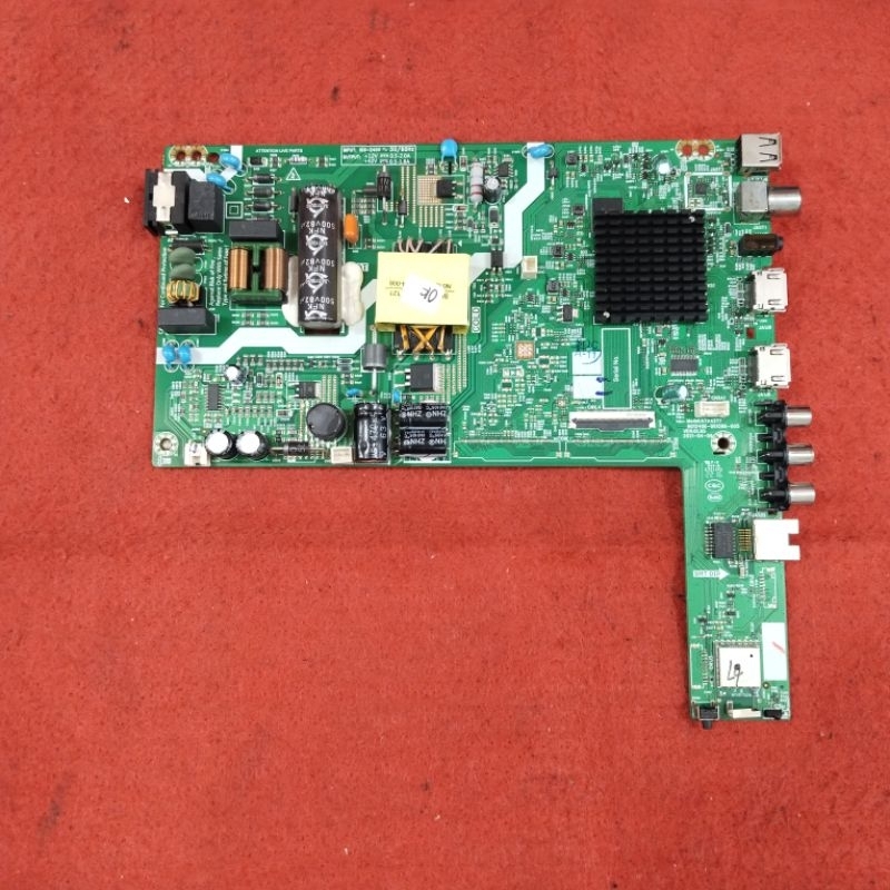 mb tv coocaa 40S3u mainboard tv digital android