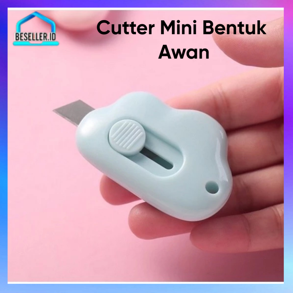 

BSid Cutter Mini Bentuk Awan Pisau Kecil Pemotong Mini Portable