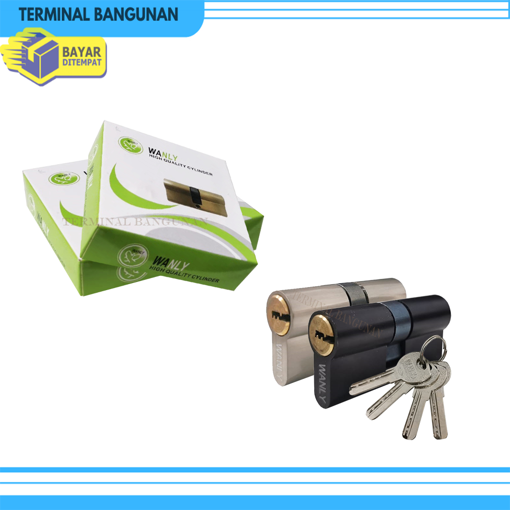 Silinder Kunci Pintu Besar Kecil Wanly Silinder Kunci Wanly