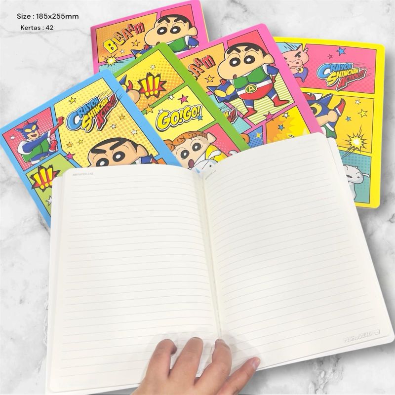 

Crayon Shin-chan Car Line Book 35 LICENSED shinchan Buku Tulis buku besar 42lembar