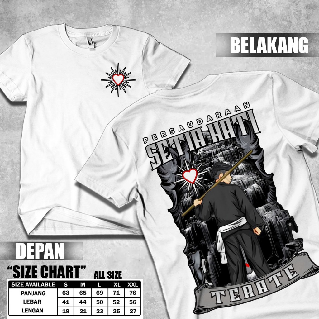 Kaos PSHT SETIA HATI TERATE | Kaos Premium | Kaos Distro Pria | Baju Kaos Pria | Kaos Pria Oversize 