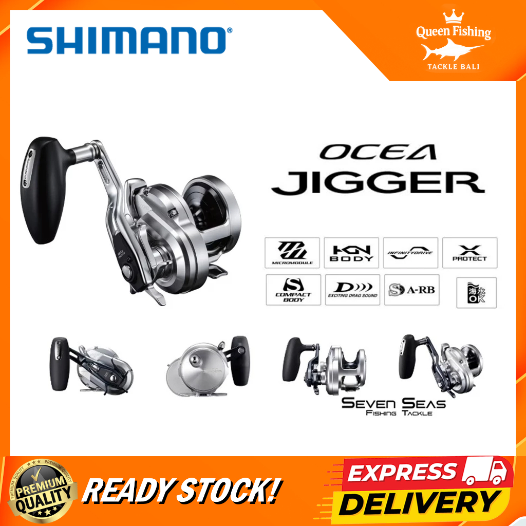 Reel Shimano Ocea Jigger 1500 1501 2000 2001 3000 4000 Overhead