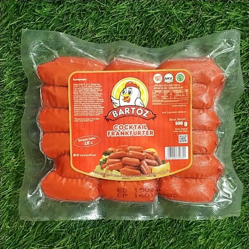 

SOSIS BARTOZ COCKTAIL FRANKFURTER MERAH 500GR