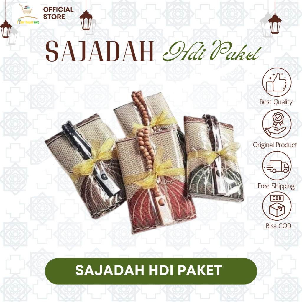 Souvenir Sajadah dan Tasbih | Paket Sajadah