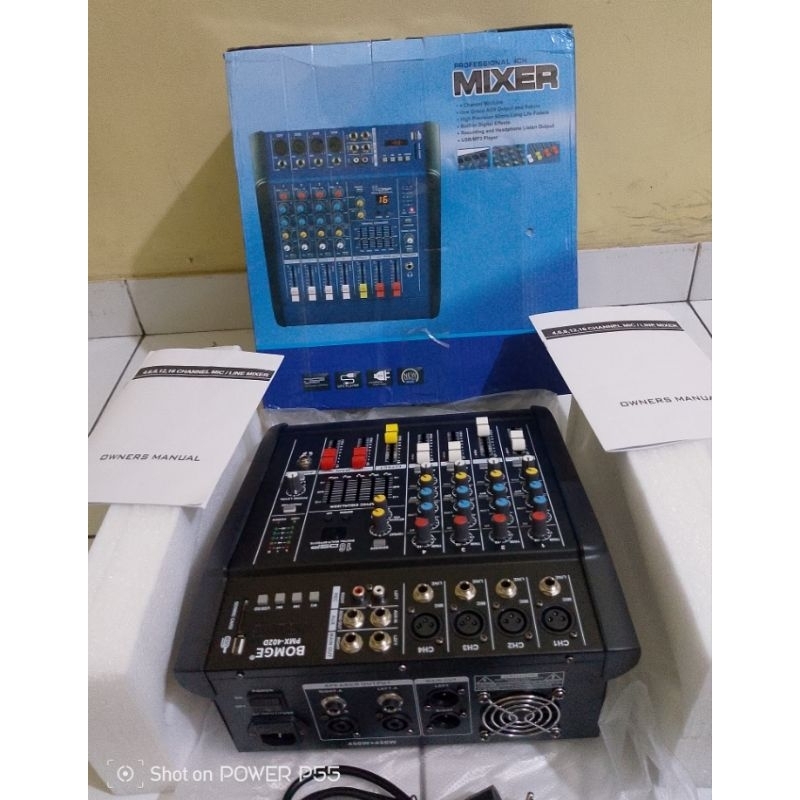 power mixer bomge pmx 402 D original new