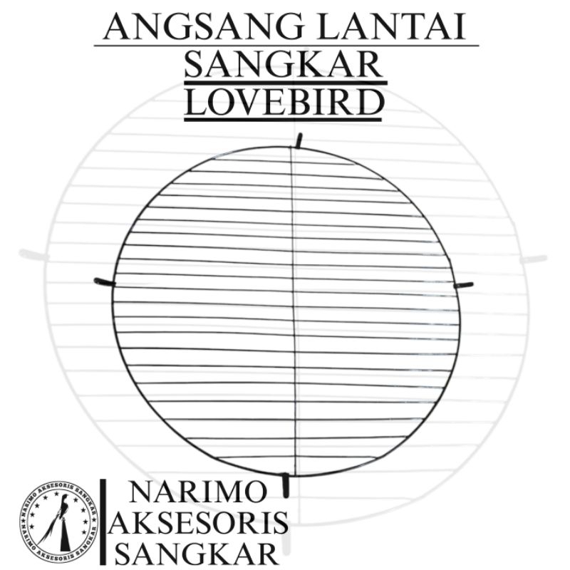 ANGSANG LANTAI SANGKAR LOVEBIRD