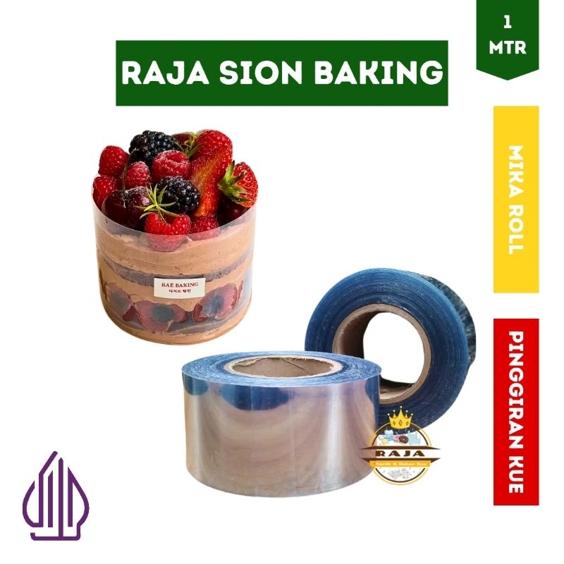 ( 1 Meter ) Mika Pinggiran Kue / Mika Roll Cake Tart - All Size