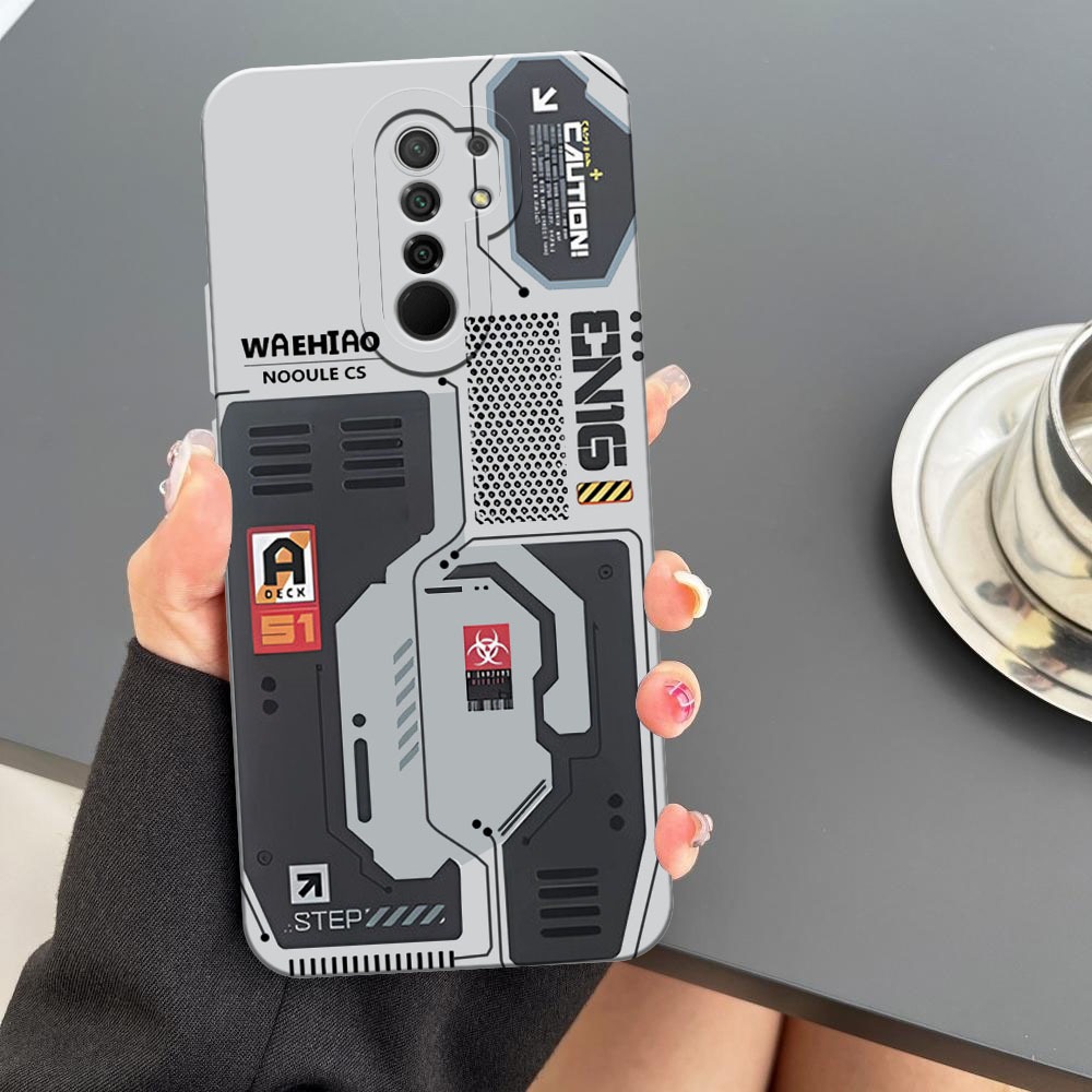 [BC01] Case Untuk Xiaomi Redmi 9 - Motif Mesin CPU Cyberpunk - Softcase Pro Camera, Casing HP, Pelin