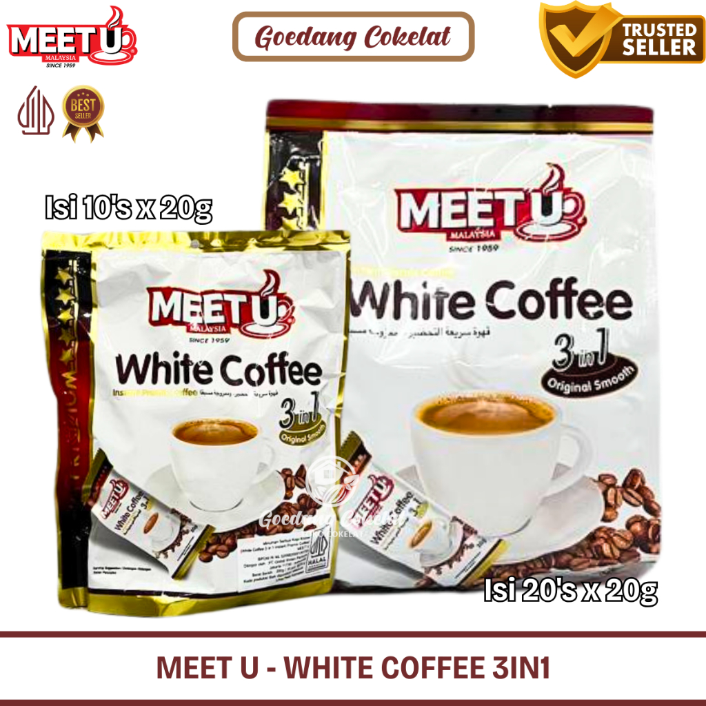 

MEET U Coffee Kopi Instant Malaysia / Coffeemix 3In1 / White Coffee 2In1 / Milk Tea / Minuman