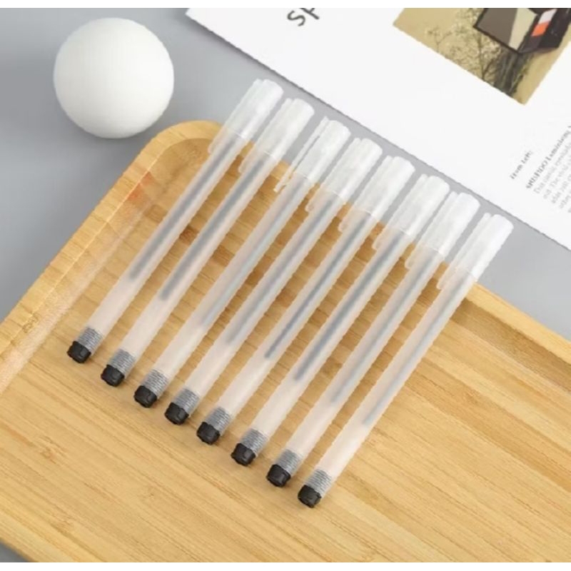 

Pulpen Gel Murah Tinta Hitam Pen Gel Doff Transparan Pulpen Murah Grosiran