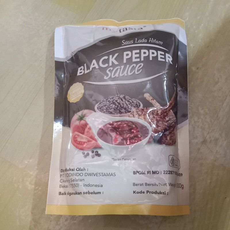 

My Taste Saus Lada Hitam Black Pepper Sauce 500 Gram