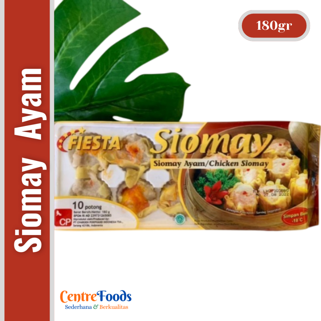 

Siomay Ayam - Chicken Siomay Fiesta | Isi 10 Pcs - 180gr [ Harga Per BKS ]
