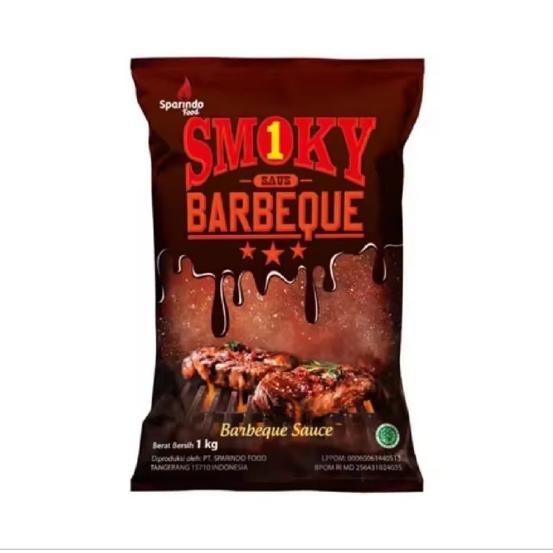 

Saus BARBEQUE BBQ Sauce SMOKY 1 kg - Saos Instan Smoky 1kg