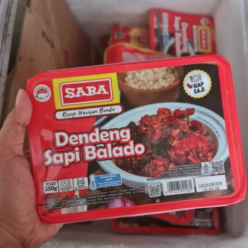 

Saba Dendeng Balado 350gram