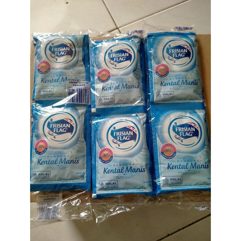 

FRISIAN FLEG kental manis 6 sachet
