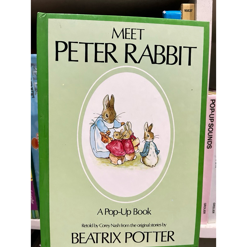 Peter Rabbit Pop Up (Hijau, Biru, Ungu)