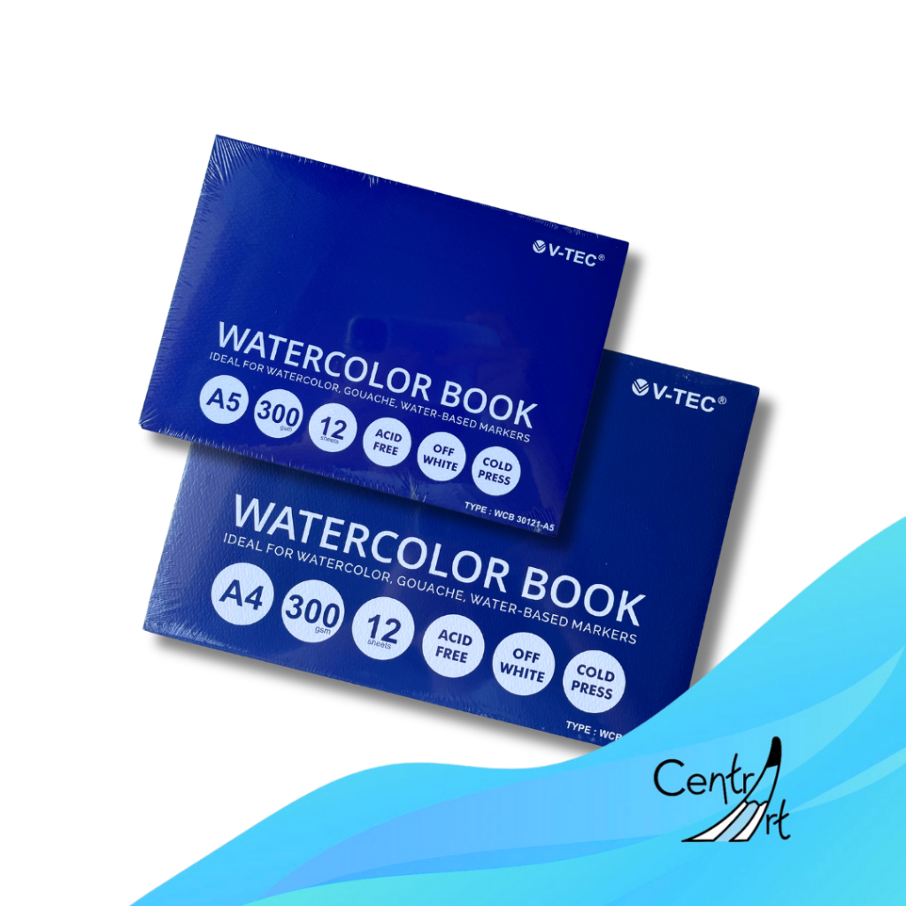 

V-TEC Watercolor book 300gsm