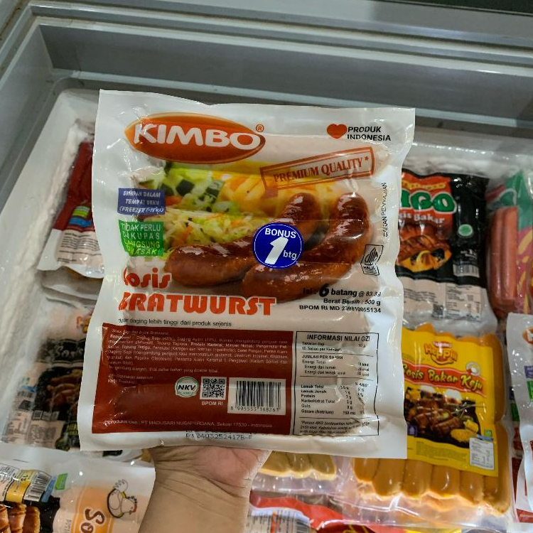 

KIMBO Sosis Bratwurst Jumbo isi 7