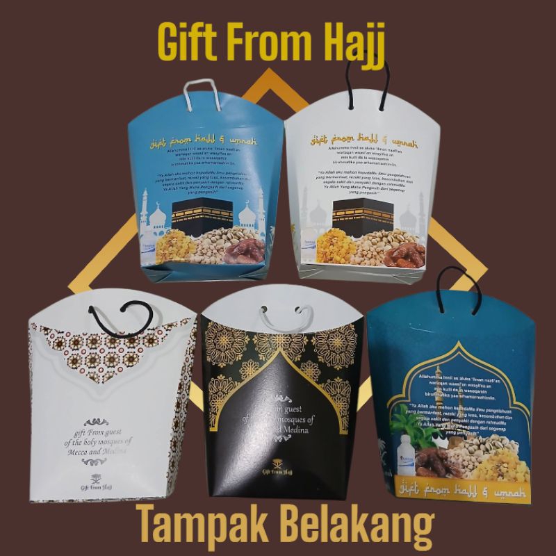 

RB Dus Gift From Hajj 1 pk Isi 50 pcs l Dus Kemasan Oleh Oleh Hajj 1pk isi 50 pcs
