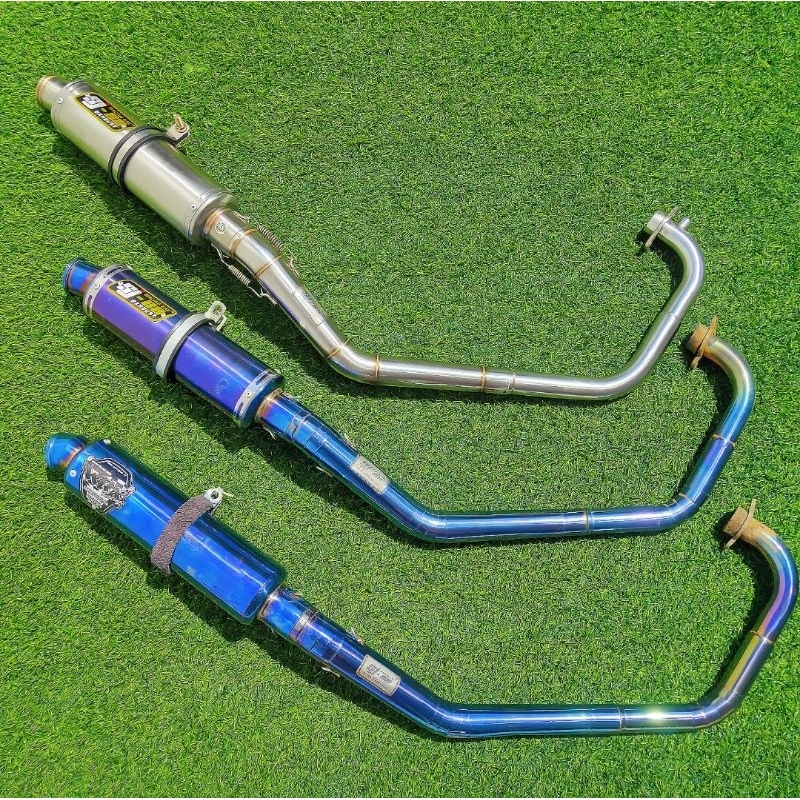 SILINCER HEADER SJ88 FUFI FU FI GSX SJ88 BLUEMOON STAINLESS LONE RIDER MX 135 OLD