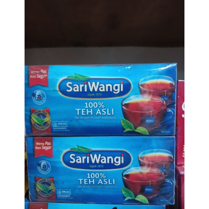 

Sariwangi Teh Celup Hitam Asli isi 25 kantong teh