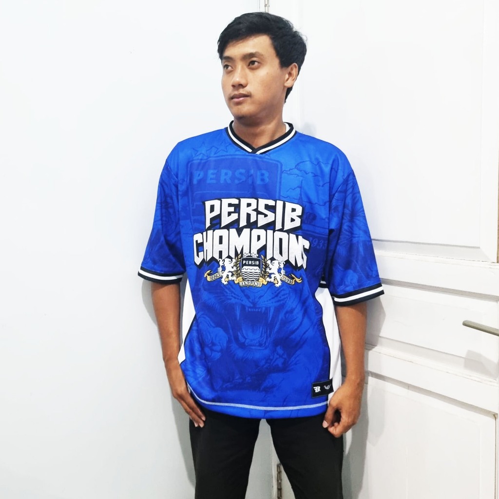 PERSIB CHAMPIONS BACK TO BACK / Baju Jersey / Street Wear / Oversize / Retro / Jersey Hockey / Jerse