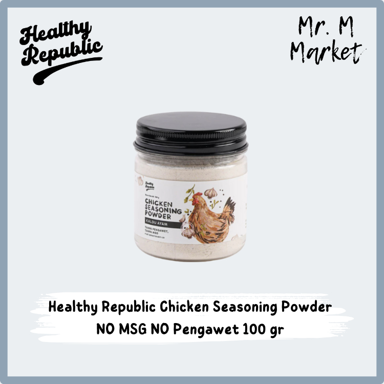 

Healthy Republic Kaldu Ayam Chicken Seasoning Powder MPASI 100 Gram | No MSG | Tanpa Pengawet