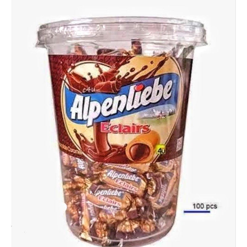 

PERMEN ALPENLIEBE ECLAIRS CHOCO CARAMEL TOPLES ISI 100 PCS
