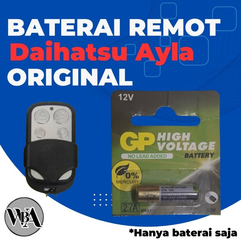 Baterai remot mobil Daihatsu Ayla