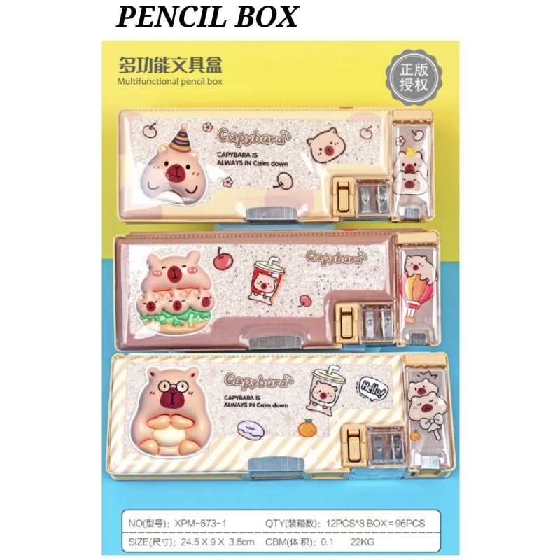 

Tempat Pensil Anak Tempat Pensil Magnet Karakter Capybara kode 573-1