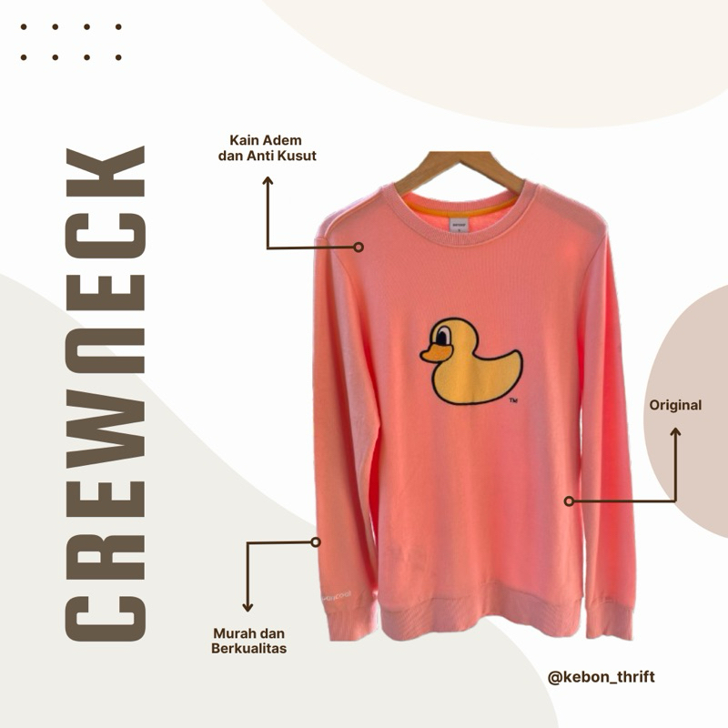Crewneck Cn Pancoat bebek ORIGINAL