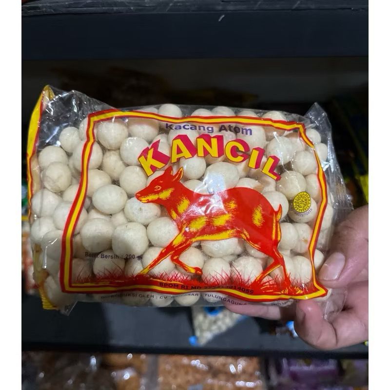 

(1 BAL ISI 10 PCS) SUKRO KANCIL KACANG ATOM 200 GRAM
