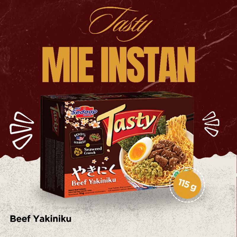 

Mie Sedaap Tasty – Beef Yakiniku, Chicken Teriyaki, Ayam Geprek Sambal Matah, Bakmi Ayam Kriuk | Mie Premium Enak & Viral!